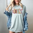Harm Reduction Floral Book Overdose Awareness Nurse Women's Comfort Colors T-Shirt Denim