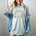 Hedgehog Reading Book Lake Scenery Reading Women's Comfort Colors T-Shirt Denim
