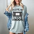 Over The Hill Please Be Patient I'm From The 1900s VHS Women's Comfort Colors T-Shirt Denim