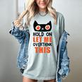 Hold On Let Me Overthink This Anxiety Introvert Overthinking Women's Comfort Colors T-Shirt Denim Hold On Let Me Overthink This Anxiety Introvert Overthinking Women's Comfort Colors T-Shirt Denim