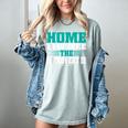 Home Is Where The Introvert Is Introvert Women's Comfort Colors T-Shirt Denim