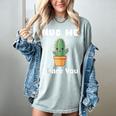 Hug Me I Dare You Introvert Cactus Tee Women's Comfort Colors T-Shirt Denim Hug Me I Dare You Introvert Cactus Tee Women's Comfort Colors T-Shirt Denim