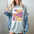 I'd Rather Be Kite Flying Throwback Hobby Memory Kite Women's Comfort Colors T-Shirt Denim