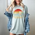 Id Rather Be Playing With My Disc Introvert Disc Golf Women's Comfort Colors T-Shirt Denim