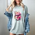 I'm With The Banned Books Bold Statement Against Censorshi Women's Comfort Colors T-Shirt Denim