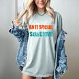 I'm Not Anti-Social But I'm Selective Introvert Women's Comfort Colors T-Shirt Denim I'm Not Anti-Social But I'm Selective Introvert Women's Comfort Colors T-Shirt Denim