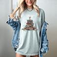 I'm Ok Read Book Reading Nerd Librarian Teacher School Women's Comfort Colors T-Shirt Denim