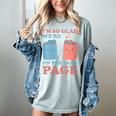 I'm So Glad We'Re On The Same Page Book Lover Writer Women's Comfort Colors T-Shirt Denim