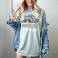 Indoor Cat Energy Raccoon Introvert Anti Social Mascot Women's Comfort Colors T-Shirt Denim