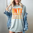 INTJ Architect Personality Introvert Sarcastic Orange Women's Comfort Colors T-Shirt Denim INTJ Architect Personality Introvert Sarcastic Orange Women's Comfort Colors T-Shirt Denim