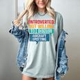 Introvert Aircraft Spotting Lovers Men & Women Women's Comfort Colors T-Shirt Denim