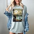 Introvert Bigfoot Sasquatch Loch Ness Monster Bruh Women's Comfort Colors T-Shirt Denim