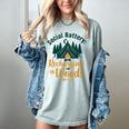 Introvert Camping Social Battery Recharging In The Woods Women's Comfort Colors T-Shirt Denim Introvert Camping Social Battery Recharging In The Woods Women's Comfort Colors T-Shirt Denim