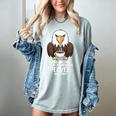 Introvert Eagle And Coffee Lovers Women's Comfort Colors T-Shirt Denim