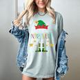 The Introvert Elf Christmas Family Matching Fun Xmas Top Women's Comfort Colors T-Shirt Denim The Introvert Elf Christmas Family Matching Fun Xmas Top Women's Comfort Colors T-Shirt Denim