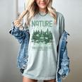 Introvert Nature Lover Introverted Forest Lover & Tree Women's Comfort Colors T-Shirt Denim