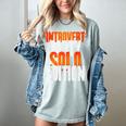 Introvert Party Solo Edition Sarcastic People Hater Women's Comfort Colors T-Shirt Denim