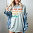 Introvert Pet Ladybug Mom Women's Comfort Colors T-Shirt Denim