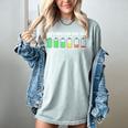 Introvert Tired Battery Women's Comfort Colors T-Shirt Denim Introvert Tired Battery Women's Comfort Colors T-Shirt Denim