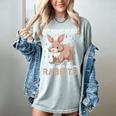 Introverted Rabbits Bunny Lover Rabbit Introvert Women's Comfort Colors T-Shirt Denim Introverted Rabbits Bunny Lover Rabbit Introvert Women's Comfort Colors T-Shirt Denim
