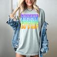 Introverted But Willing To Discuss 90's Rap Women's Comfort Colors T-Shirt Denim Introverted But Willing To Discuss 90's Rap Women's Comfort Colors T-Shirt Denim
