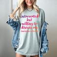 Introverted Willing To Discuss Caucasian Ovcharka Introvert Women's Comfort Colors T-Shirt Denim Introverted Willing To Discuss Caucasian Ovcharka Introvert Women's Comfort Colors T-Shirt Denim