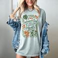 Introverted But Willing To Discuss Plants Botanical Women's Comfort Colors T-Shirt Denim