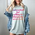 Introverted Willing To Discuss Pyrenean Mastiff Introvert Women's Comfort Colors T-Shirt Denim Introverted Willing To Discuss Pyrenean Mastiff Introvert Women's Comfort Colors T-Shirt Denim