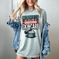Introverted But Willing Discuss Skincare Women's Comfort Colors T-Shirt Denim