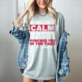 Introverts I May Look Calm But In My Head Women's Comfort Colors T-Shirt Denim