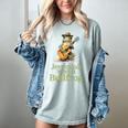 Jeremiah Was A Bullfrog A Classic Rock Nostalgia Trip Premium Tri-Blend Women's Comfort Colors T-Shirt Denim Jeremiah Was A Bullfrog A Classic Rock Nostalgia Trip Premium Tri-Blend Women's Comfort Colors T-Shirt Denim