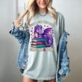 Just a Girl Who Loves Dragons And Books Reading Women's Comfort Colors T-Shirt Denim