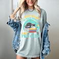 I Just Want To Read Books And Pet Cats Cat Book Lovers Women's Comfort Colors T-Shirt Denim