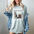 I Just Want To Read Books And Pet My Husky Dog Women's Comfort Colors T-Shirt Denim I Just Want To Read Books And Pet My Husky Dog Women's Comfort Colors T-Shirt Denim
