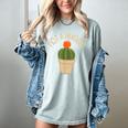 Kawaii Grumpy Cactus Not a Hugger Plant Introvert Women's Comfort Colors T-Shirt Denim Kawaii Grumpy Cactus Not a Hugger Plant Introvert Women's Comfort Colors T-Shirt Denim