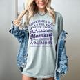 Know The Value Of A Moment Memory Alzheimer's Awareness Day Women's Comfort Colors T-Shirt Denim Know The Value Of A Moment Memory Alzheimer's Awareness Day Women's Comfort Colors T-Shirt Denim