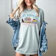 Life Happens Reading Helps Loves To Read Books Cats Women's Comfort Colors T-Shirt Denim Life Happens Reading Helps Loves To Read Books Cats Women's Comfort Colors T-Shirt Denim