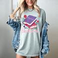 Literary Reading Book Introvert Booktrovert Reading Women's Comfort Colors T-Shirt Denim