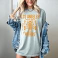 Los Angeles Hotrods Automotive Nostalgia Distressed Premium Tri-Blend Women's Comfort Colors T-Shirt Denim