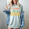 I Love 70's Music Retro Style Nostalgia Vibe 1970 70's Party Premium Tri-Blend Women's Comfort Colors T-Shirt Denim