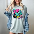 I Love The 70s Retro Cassette Roller Vinyl Disco Nostalgia Women's Comfort Colors T-Shirt Denim