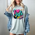 I Love The 70s Retro Cassette Roller Vinyl Disco Nostalgia Women's Comfort Colors T-Shirt Denim