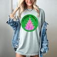 In Loving Memory Cancer Christmas Tree Memorial Women's Comfort Colors T-Shirt Denim In Loving Memory Cancer Christmas Tree Memorial Women's Comfort Colors T-Shirt Denim