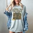 Loyal To The Shelf Knight Panther Book Lover Women's Comfort Colors T-Shirt Denim