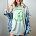 In Memory Of Dad Non Hodgkins Lymphoma Awareness Cancer Women's Comfort Colors T-Shirt Denim