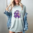 Memory Fades But Love Remains Dementia Awareness Women's Comfort Colors T-Shirt Denim