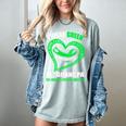 In My Memory Of My Grandpa NON-HODGKIN'S LYMPHOMA AWARENESS Women's Comfort Colors T-Shirt Denim
