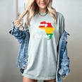 In Memory Of Our Heroes Pride Juneteenth Women's Comfort Colors T-Shirt Denim In Memory Of Our Heroes Pride Juneteenth Women's Comfort Colors T-Shirt Denim
