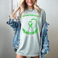 In Memory Of Papa Non Hodgkins Lymphoma Awareness Cancer Premium Women's Comfort Colors T-Shirt Denim