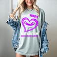 In My Memory Of My Sister DOMESTIC VIOLENCE AWARENESS Women's Comfort Colors T-Shirt Denim In My Memory Of My Sister DOMESTIC VIOLENCE AWARENESS Women's Comfort Colors T-Shirt Denim